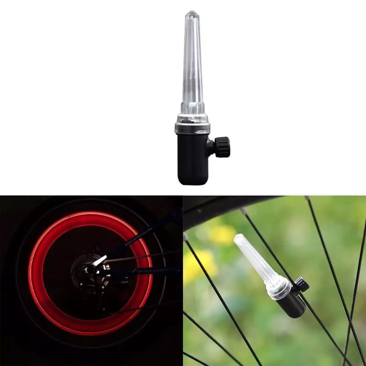 Lumini LED Multicolor pentru Spite Bicicleta, IP55, 2 Bucati