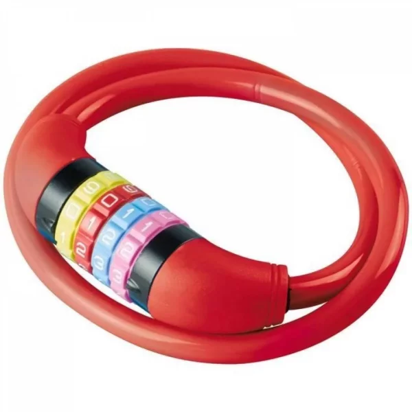 Antifurt cABLU cu Cifru 4 Digiti pentru Bicicleta, 12x650 mm