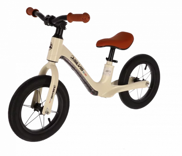 Bicicleta echilibru copii SILVIS 12 inch, roti cu aer ,cadru magneziu, lumini LED ALB