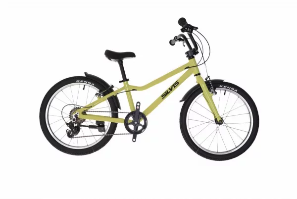 Bicicleta COPII SILVIS , 7.5KG ULTRAUSOARA, Junior Rider Shimano 1x7 viteze Roti 20 Gold