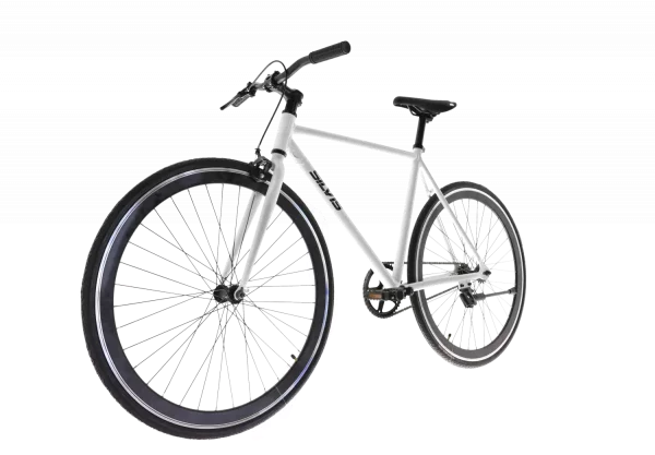 Bicicleta Fixie 1x1 viteze SILVIS 29 Alb