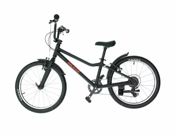 Bicicleta COPII SILVIS , 7.5KG ULTRAUSOARA, Junior Rider Shimano 1x7 viteze Roti 20 Negru Mat