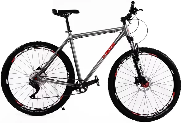 Bicicleta SILVIS MB 1X11viteze roata 29X56 ARGINTIU