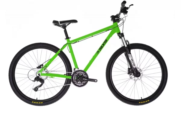Bicicleta MTB SILVIS Shimano 3x8 viteze Roti 27 Neon Green