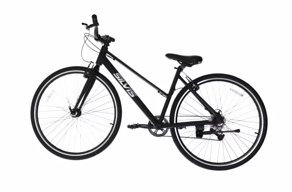 Bicicleta Urban Rider SILVIS LTWOO 1x8 viteze Roti 28 Negru Mat