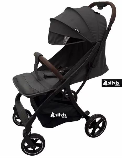 Carucior SILVIS bebe , 22kg ,4Roti pliabil pentru avion AIR