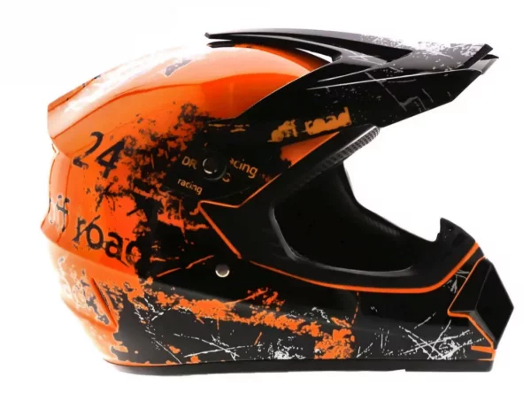 Casca Full Face MTB SILVIS Offroad Portocaliu marimea 55-56cm