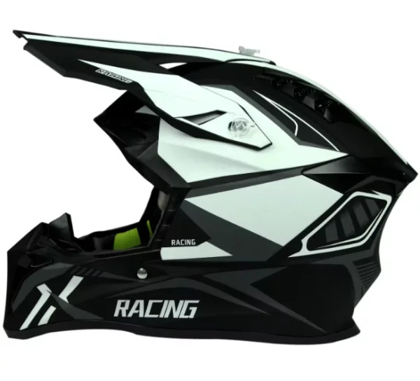 Casca Full Face MTB SILVIS BLACK AND WHITE marimea 53-54cm