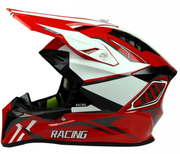 Casca Full Face MTB SILVIS WHITE RED marimea 59-60cm