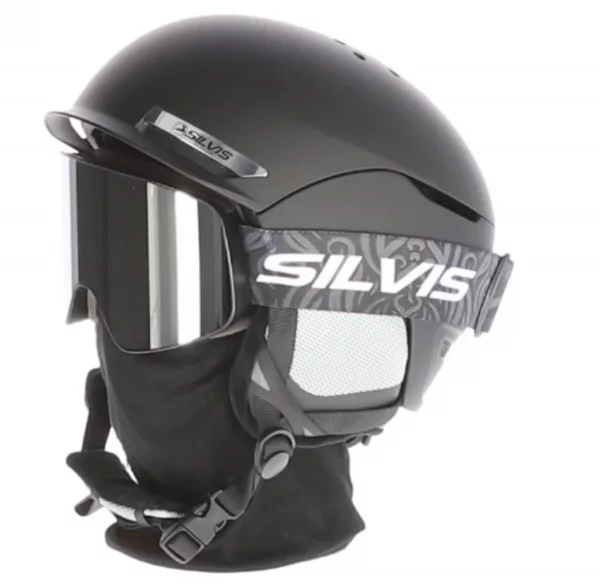 CASCA SKI SILVIS PREMIUM NEGRU MATT marimea L