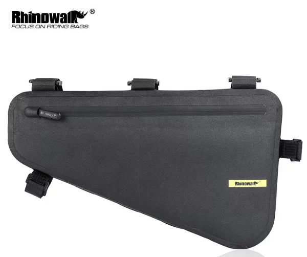 Geanta impermeabila 4L pentru cadru triunghiular negru 600D TPU negru