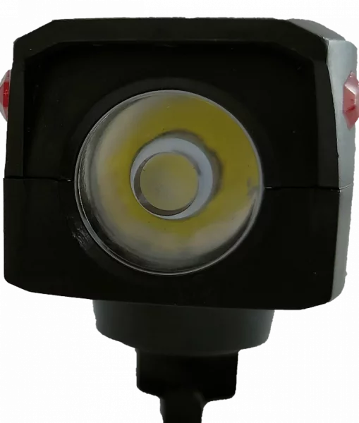 Lampa SILVIS iluminat fata cu mod SOS Claxon Faza lunga scurta ALBASTRU