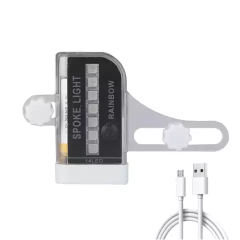 Lumina LED RGB Reincarcabila pentru Spite Bicicleta, 30 Modele, IPX5