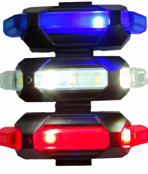 Lumina SILVIS spate bicicleta Alb