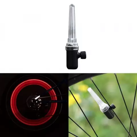 Lumini LED Multicolor pentru Spite Bicicleta, IP55, 2 Bucati