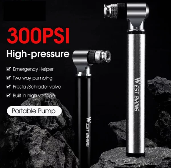 Pompa de aluminiu pentru bicicleta