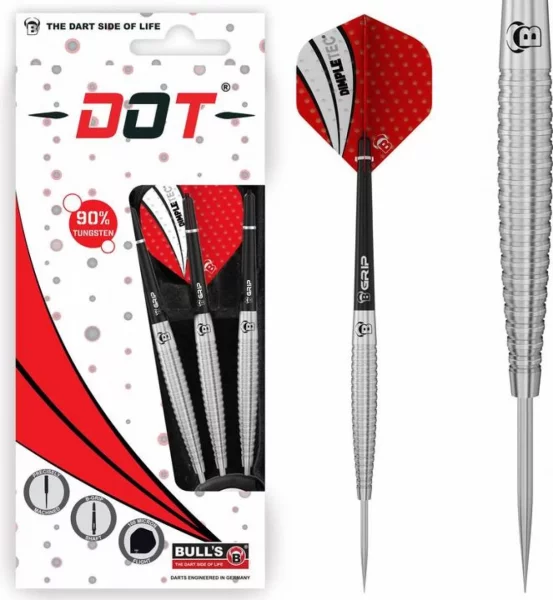 Darts set darts BULL'S Dot D6, otel, 24 g