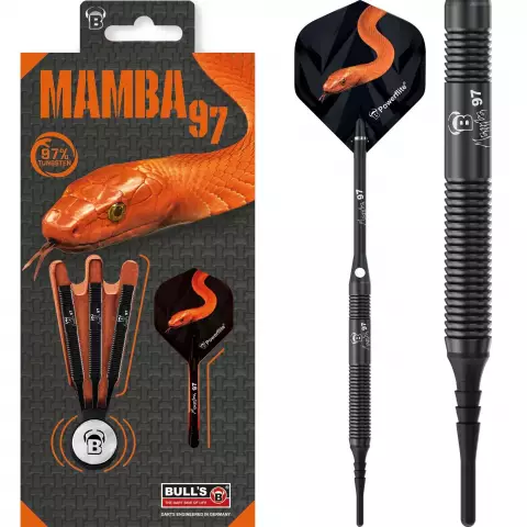 Darts set darts BULL'S Mamba 97 M1, otel, 23 g