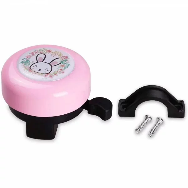 Sonerie pentru Bicicleta din Otel, Diametru 53 mm, ROZ