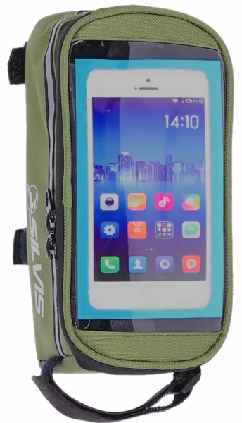 Suport TELEFON SILVIS touchscreen capacitate mare rezistenta la apa VERDE 19x9.5x10cm