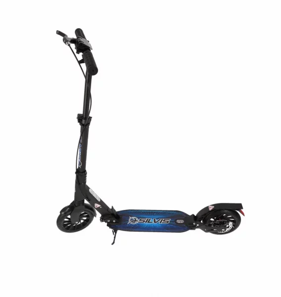 Trotineta de oras cu 2 roti Silvis Urban, pliabila, Albastru Negru frana disc