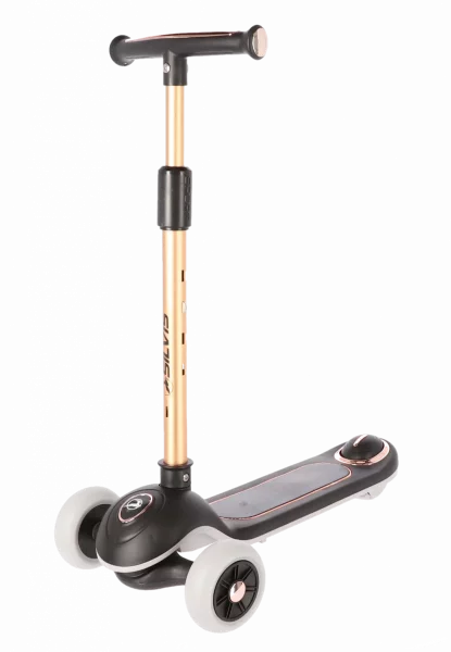 Trotineta Copii Silvis 3roti cu lumini GDT ghidon 105cm frana NEGRU